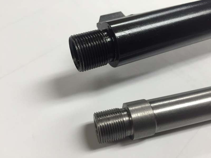 Barrel Threading (Top 5/8x24, Bottom 1/2x28)