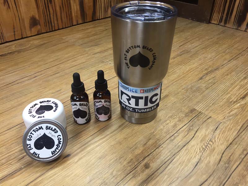 Laser Engraved for Fat Bottom Beard Company